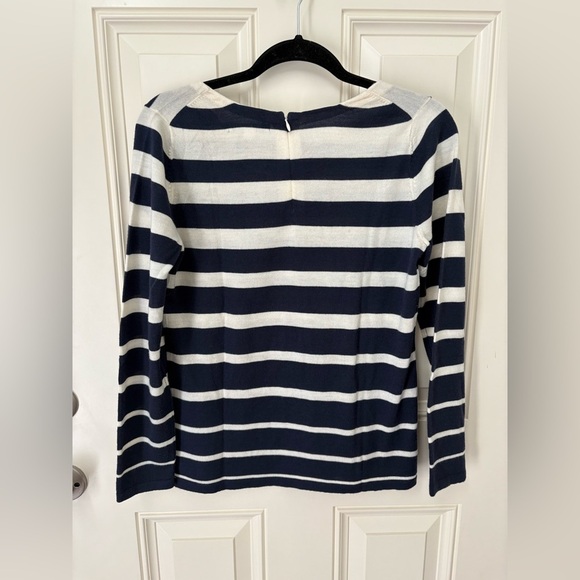 Boden 100% Wool Striped Sweater Size 8 - Picture 4 of 6